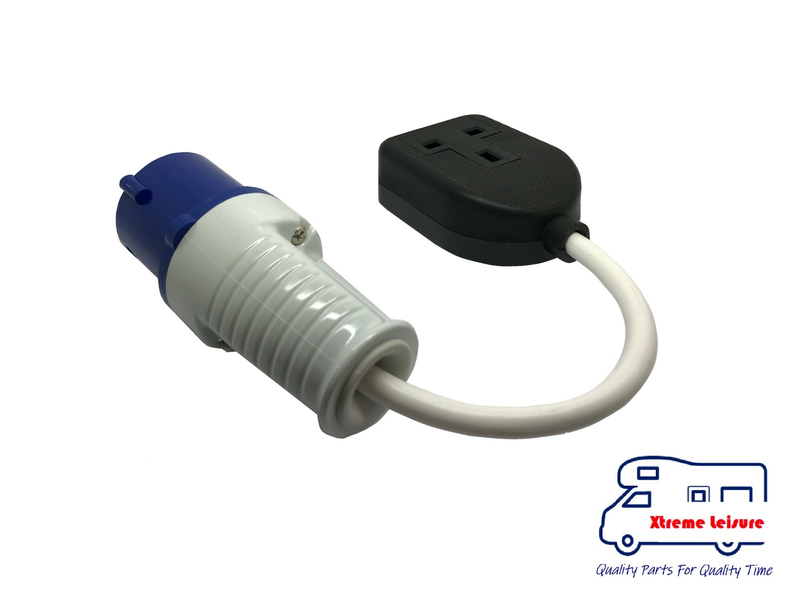 Mains Hook Up Lead 13A UK Socket Conversion Adapter Lead Motorhome