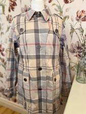 Barbour Tartan Dress Range - Lifestyle Trench Coat - Size 10