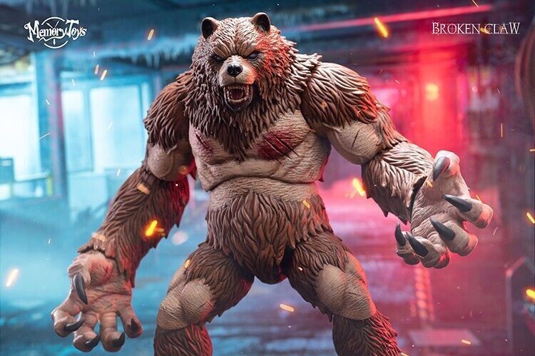 New MEMORY TOYS Ancient Warcraft Berserker Bear Man Druid 1/12 PVC