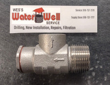 New Merrill Stainless Steel 3/4" Press. Relief Valve for Water Well Installation