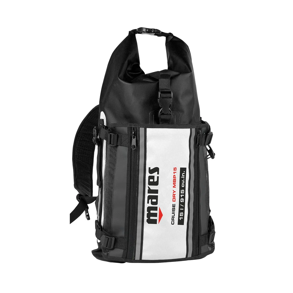 Mares Cruise Dry Bag MBP15 Scuba Diving Travel Dry Backpack Gear Bag 415450 - Image 3 of 4