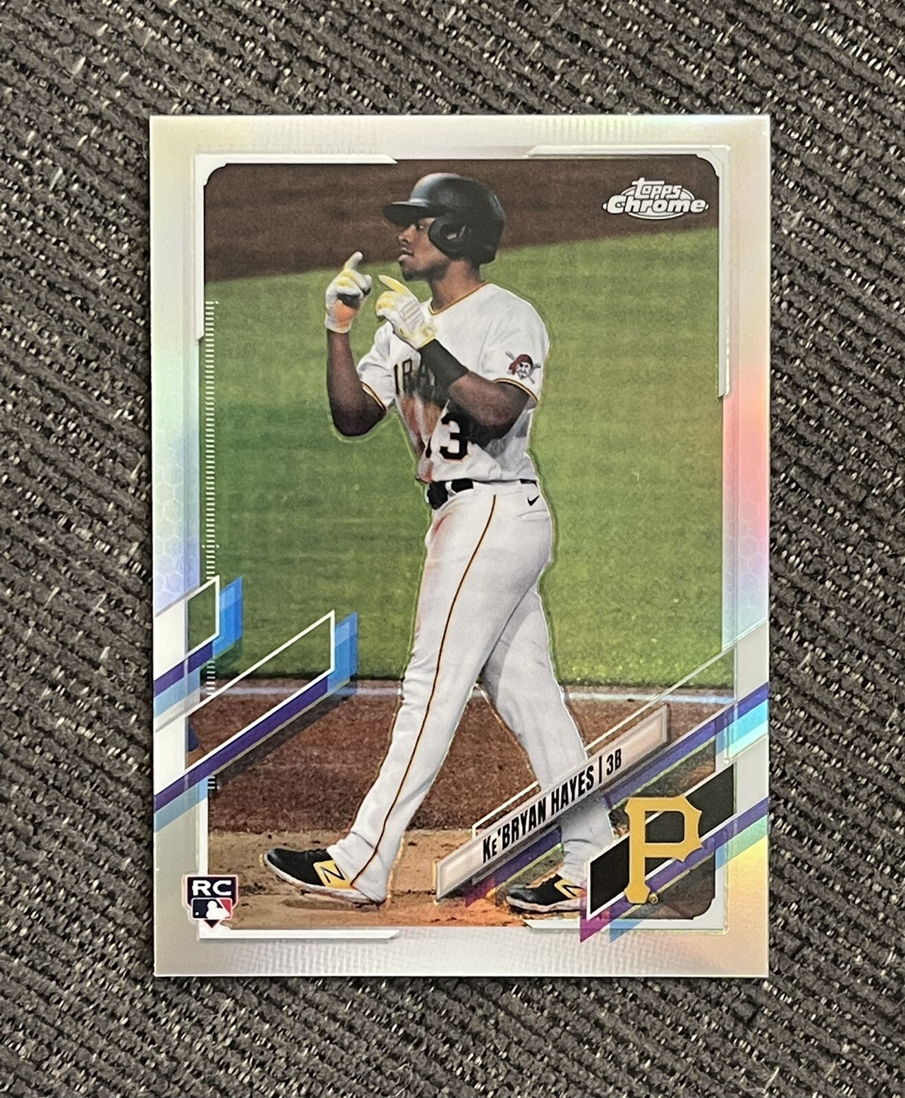 2021 Topps Chrome Kebryan Hayes CHROME SP Photo Variation ROOKIE CARD PIRATES RC