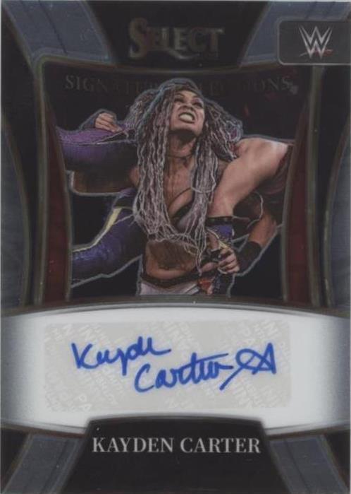 2022 Panini Select WWE - Kayden Carter #SN-KDC - 1 of 1