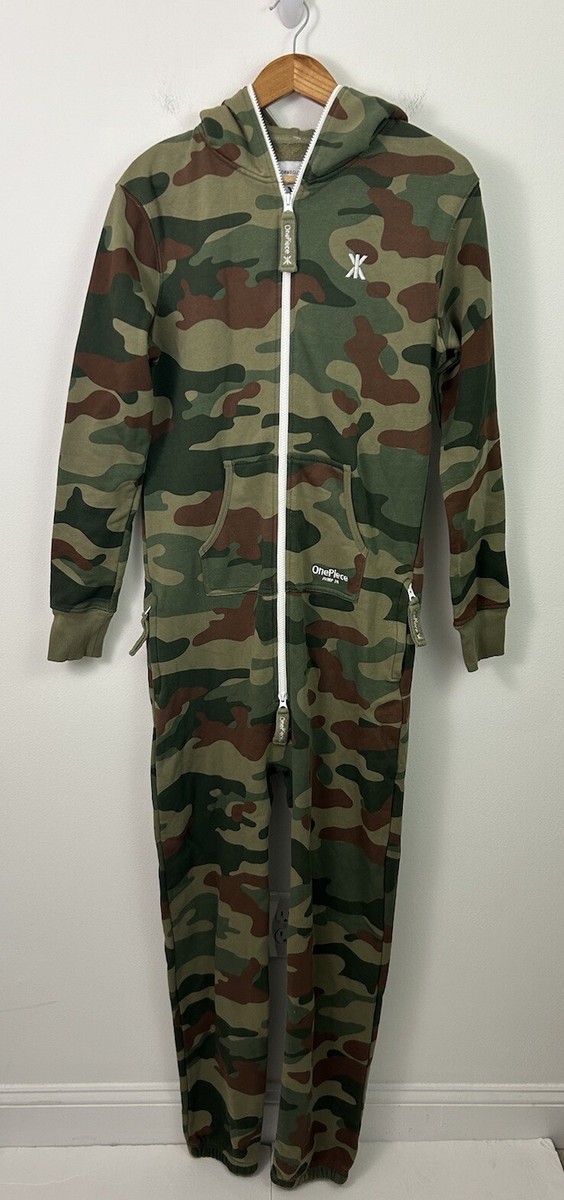 Original OnePiece The Norwegian Unisex Green Camouflage Jumpsuit