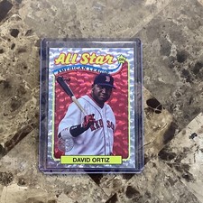 2024 Topps Series 2 DAVID ORTIZ 89 Topps AllStar Foilboard #89ASB-21 Red Sox B18