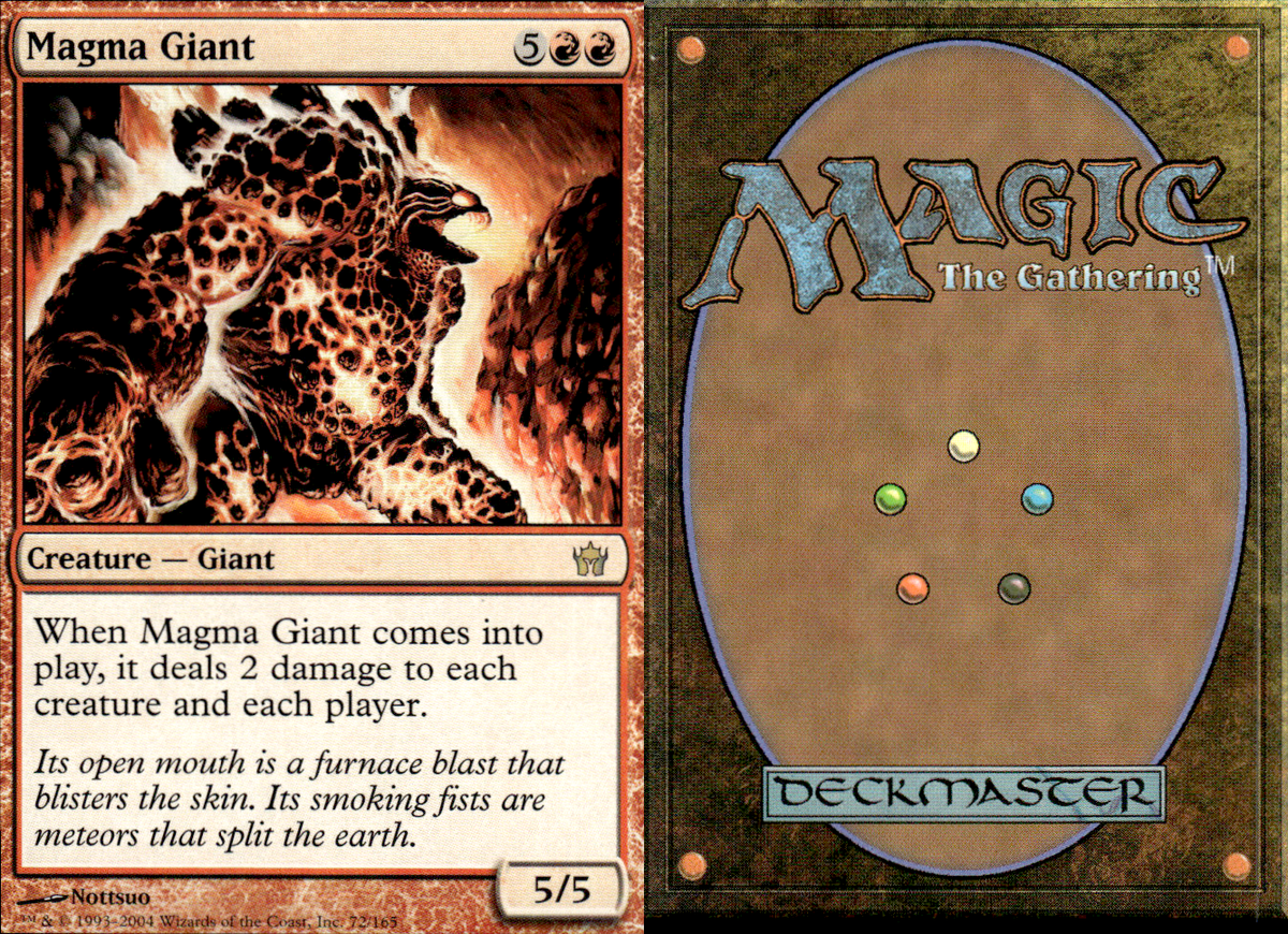 5CD-BOX！MAGNUM/マグナム/ THE GATHERING/ 2010 Magic the Gathering -MTG- Magma Giant | eBay