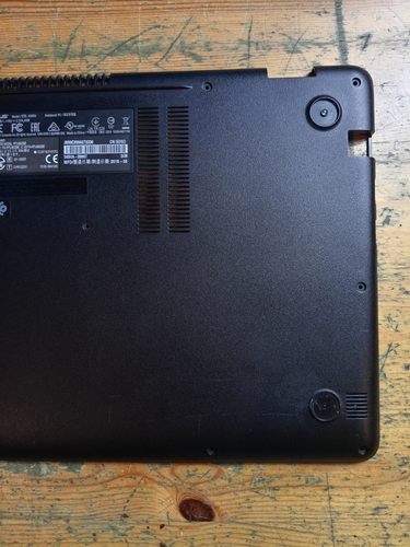 Genuine Asus X405U Lower Bass Plastics + Wi-Fi Antenna and Speakers - Picture 2 of 7