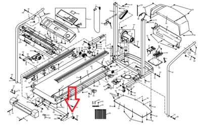Proform HealthRider Image Weslo Lifestyler Treadmill Rear