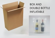 Inflatable Bottle Air Bag Protective Wine Packaging and matching Cardboard Boxes