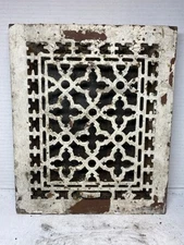 Antique Cast Iron 8 X 10 Rough Opening Tuttle & Bailey Grate Register Vent