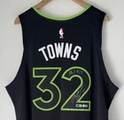 Karl-Anthony Towns Signed NBA Authentic Nike ADV Auto Jersey BAS USASM LE #8/20