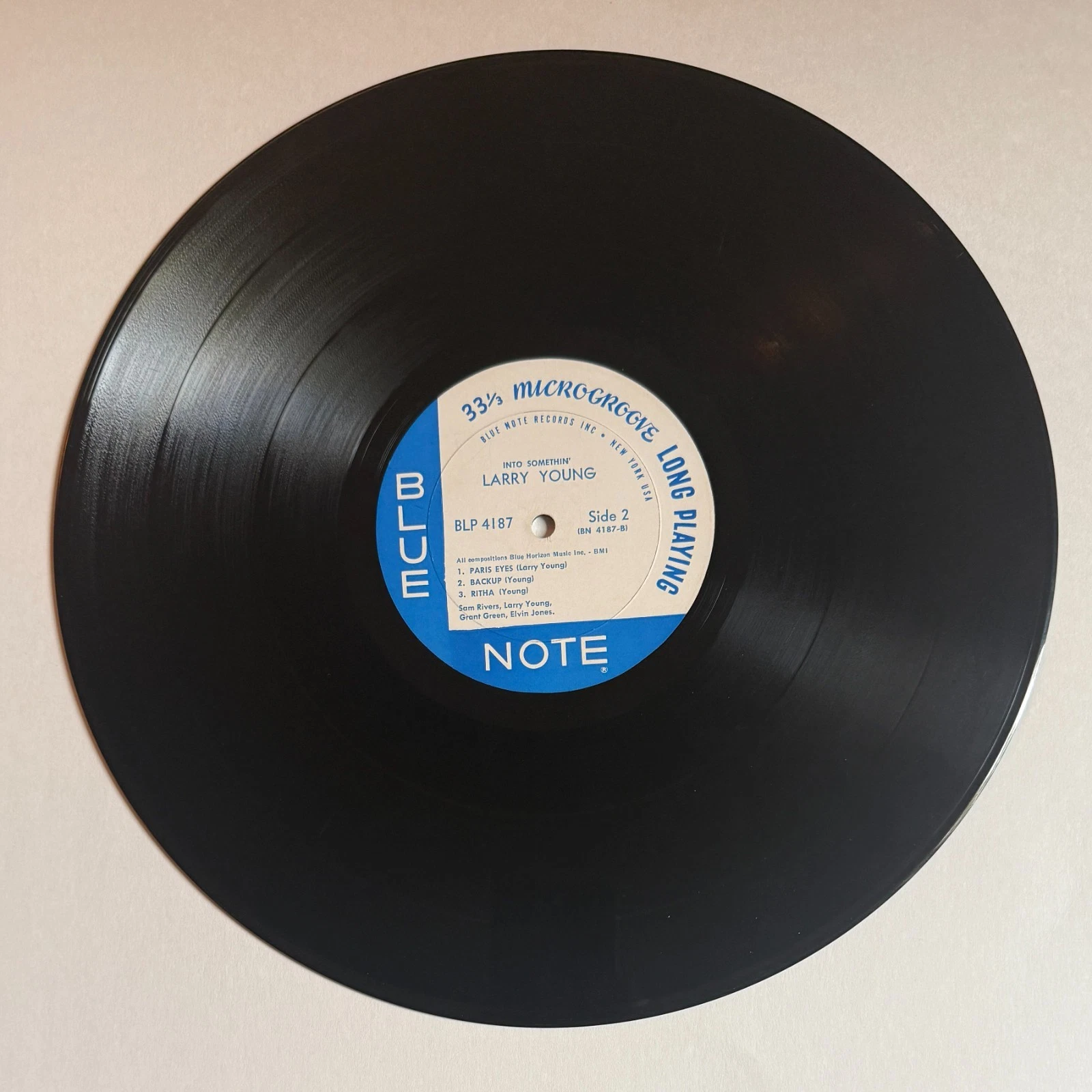 LARRY YOUNG-INTO SOMETHIN’ BLUE NOTE BLP4187 MONO EAR VAN GELDER 1st ED - product detail image 4