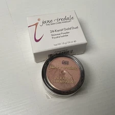 Jane Iredale 24 Karat Gold Dust ‘CHAMPAGNE’ Shimmer loose Powder- New!
