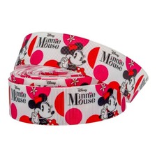 Minnie grosgrain ribbon 22mm Cartoon ribbon Hairbows Cute ribbon