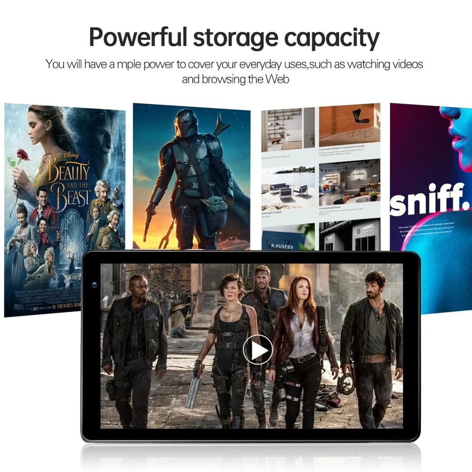 Tablet 7 Inch 32 GB Android 11 QuadCore HD Dual Camera WiFi PU Case bundle - Image 4 of 4