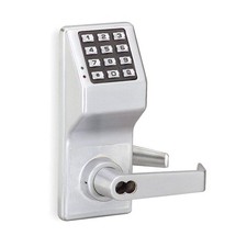 TRILOGY BY ALARM LOCK DL2700WPIC US26D Electronic Lock,Satin Chrome,12 Button 6J