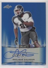 2015 Leaf Metal Draft Blue Prismatic 19/50 Shilique Calhoun #BA-SC3 Auto 3j7