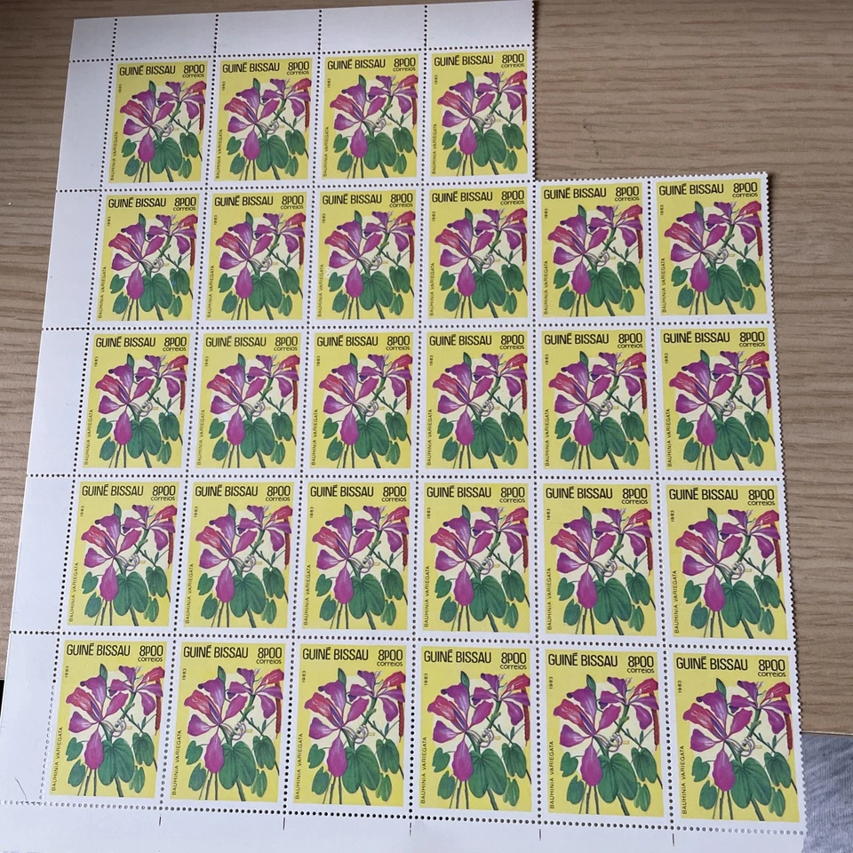 1980s Guinea-Bissau Flowers Stamps & Sheets MNH. 243 stamps. - Image 4 of 4