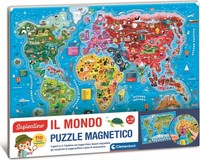 Gadget - Clementoni: Il Mondo Puzzle Magnetico -D- Clementoni