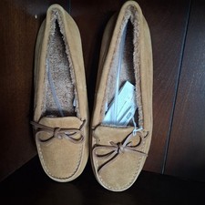 Vionic Cozy Ida Slipper Chestnut Womens Flat Shoes
