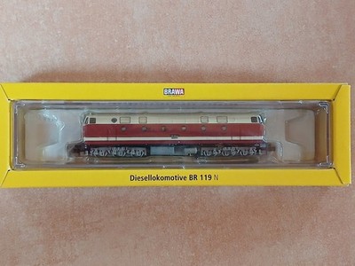 Spur N Brawa 1409 Diesellok BR 119 158-4 DR  l- OVP