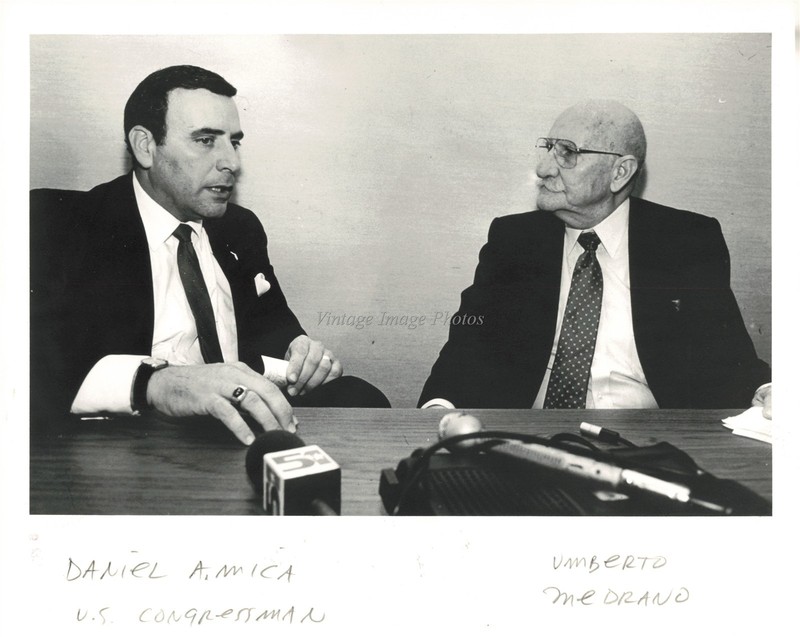 1988 Guerrero Congressman Umberto Medrano Daniel Amica Meeting Photo 8X10