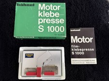 HAHNEL Motor Klebbe Presse S1000 Super 8 Motor Film Splicer In Box