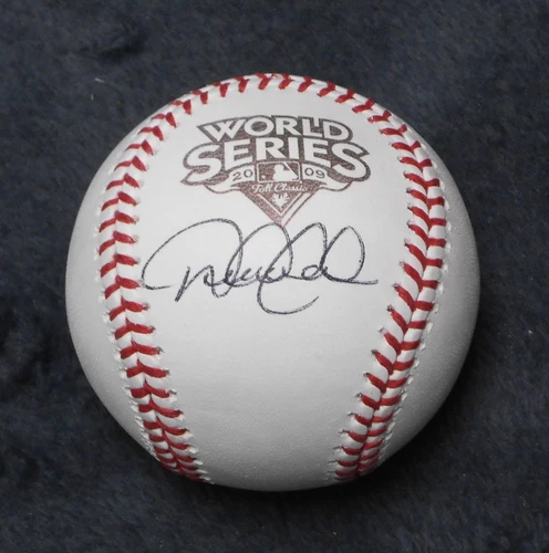 Derek Jeter Signed Rawlings 2009 World Series Baseball - Steiner Authenticated