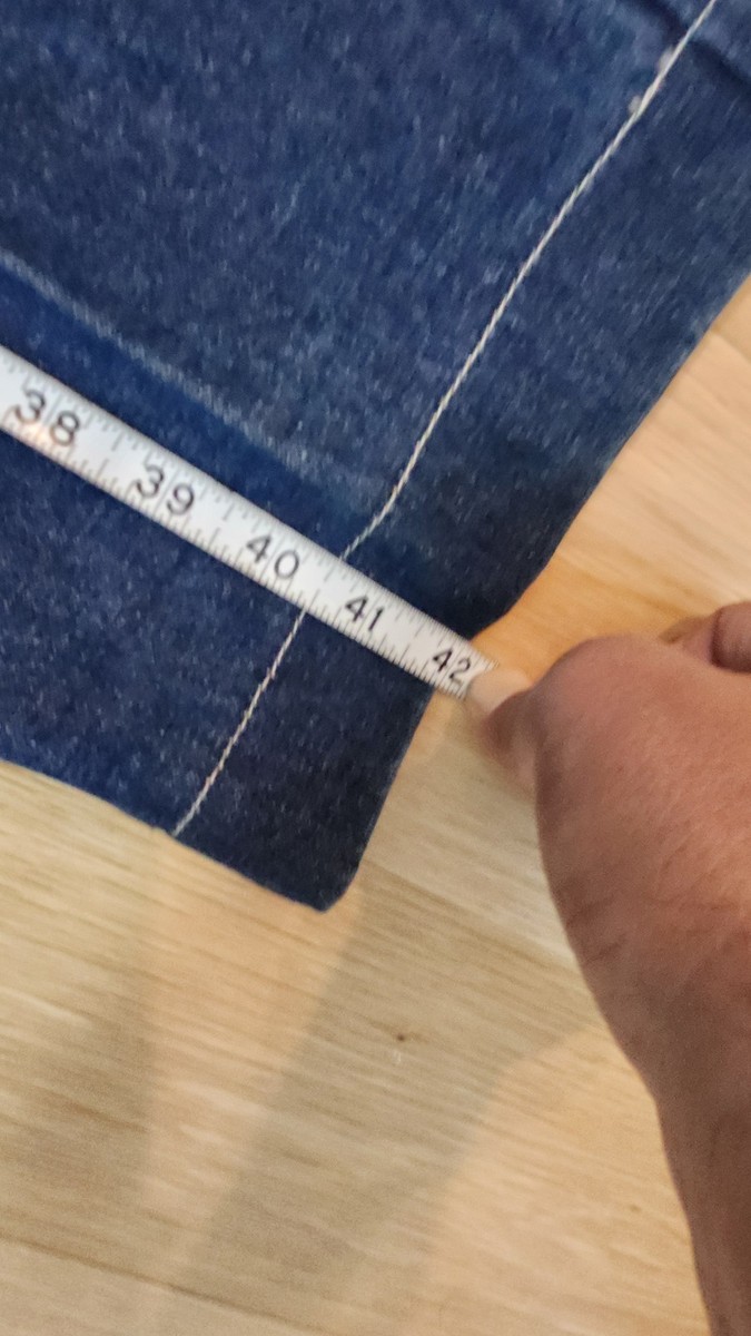 Vintage Chardon Paris High Waist Jeans Dark Blue Size 38 View 5