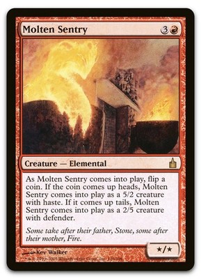 Molten Sentry #136 (NM) Ravnica City of Guilds RAV Magic MTG