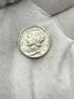 1940-D Mercury Silver Dime AU FREE SHIPPING C188