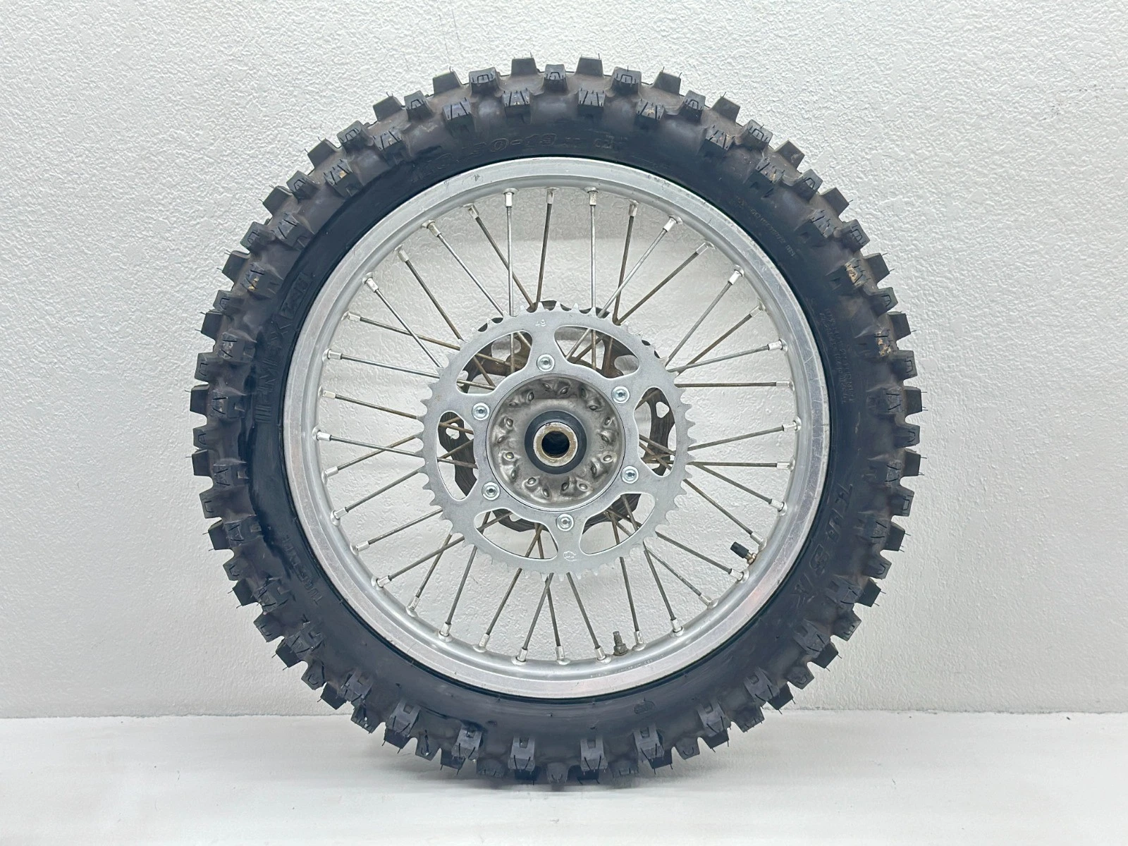2010-2017 Suzuki RMZ250 Excel Rear Wheel 19 Silver Tire Rim Hub 64100-10H01✅