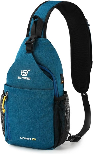 Schultertasche Sling Bag Wasserfest Klein FüR Wandern Outdoor Reise-image
