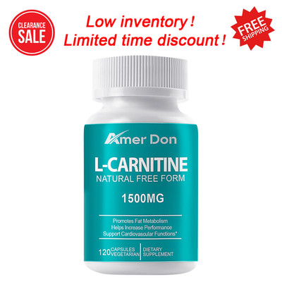 Acetyl L-Carnitine 1500mg High Potency 120 Capsules Energy Production Supplement