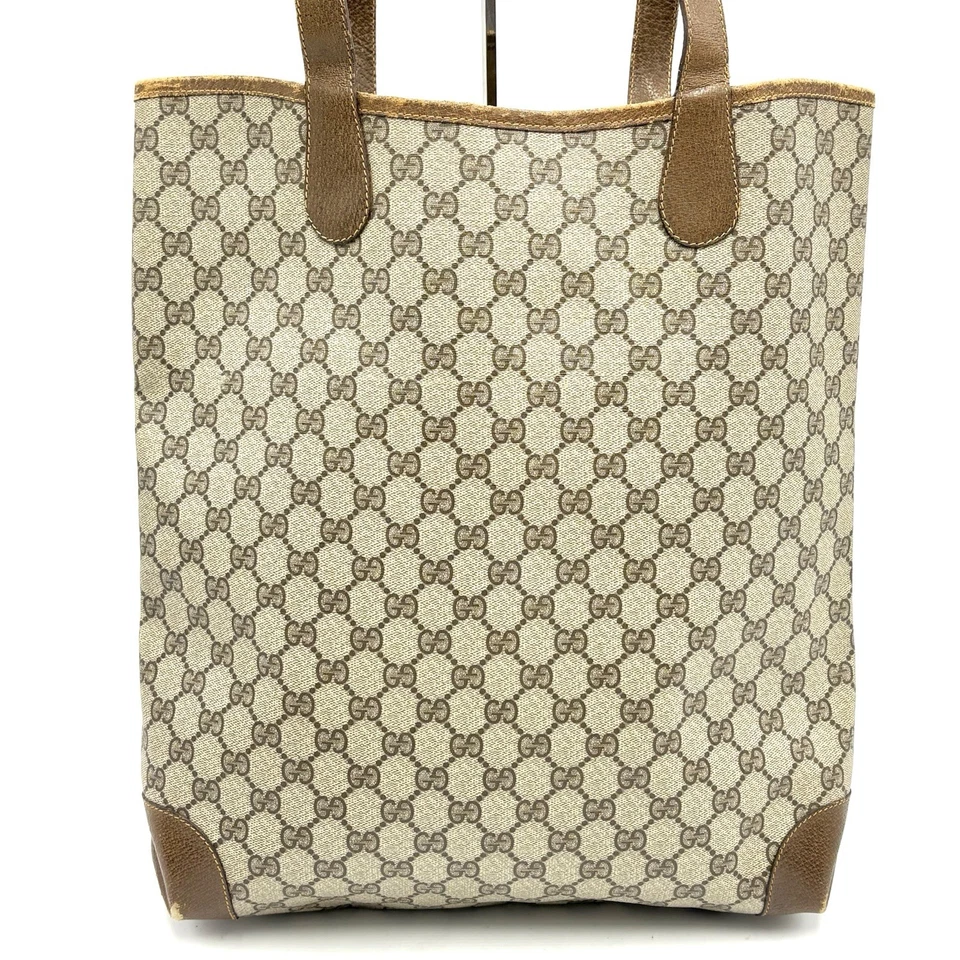 Auténtico bolso de mano Gucci con logotipo entrelazado GG Supreme Sherry Line 2Y2841 Foto 3 de 4