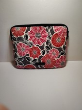 Vera Bradley iPad/Tablet/ Laptop Sleeve Case Zip Cover Quilted