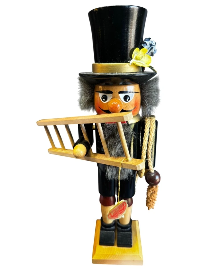 Cascanueces barrido chimenea Steinbach con caja Alemania 15 1/2" modelo 028 Volkskuns Foto 2 de 4