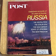 Saturday Evening Post Magazine November 4,1967 Russia Stalin Era