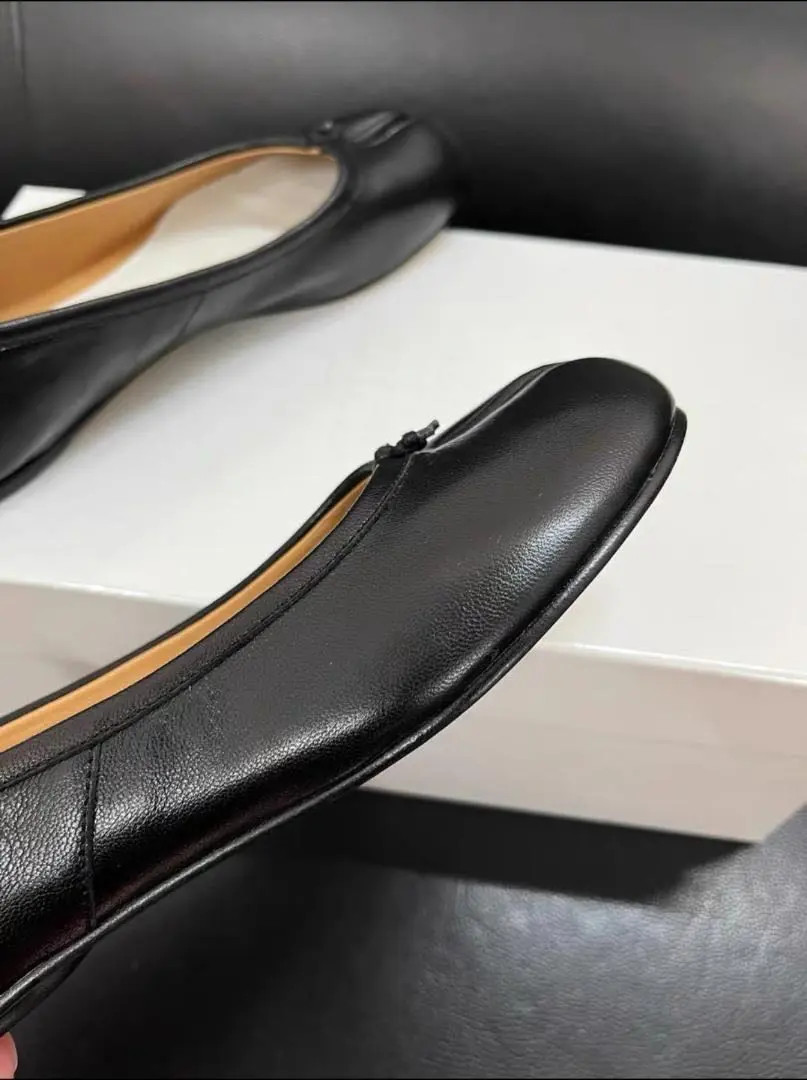 【USED】Margiela Tabi Flat Shoes /サイズ38 Maison Margiela Tabi Flat Pumps Ballet Shoes Black S58WZ0042
