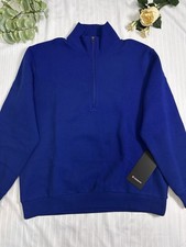 NEW 128 Lululemon Steady State 1/2 Zip - LARK Larkspur - Size M