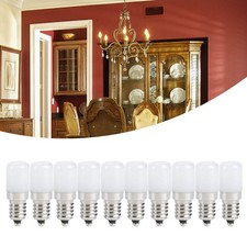 10Pcs 1.5W E14 Lamp Bulb Warm White Light Bulb For Chandelier Wall Lamp Hom Fit