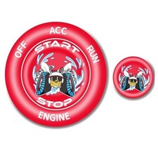 Push Start Button Cover for Dodge Challenger Charger Durango Accessories Red