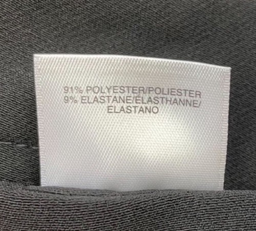 Pantalones de vestir Anne Klein ajustados negros trabajo oficina carrera talla 2 - Imagen 6 de 7