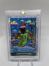 Jaxon Smith-Njigba Inspired Custom Art Card -Fan Made “Downtown” Style -Seattle 
