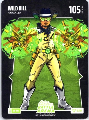 Bo Jackson Battle Arena Wild Bill Glow Battlefoil SP William Contreras