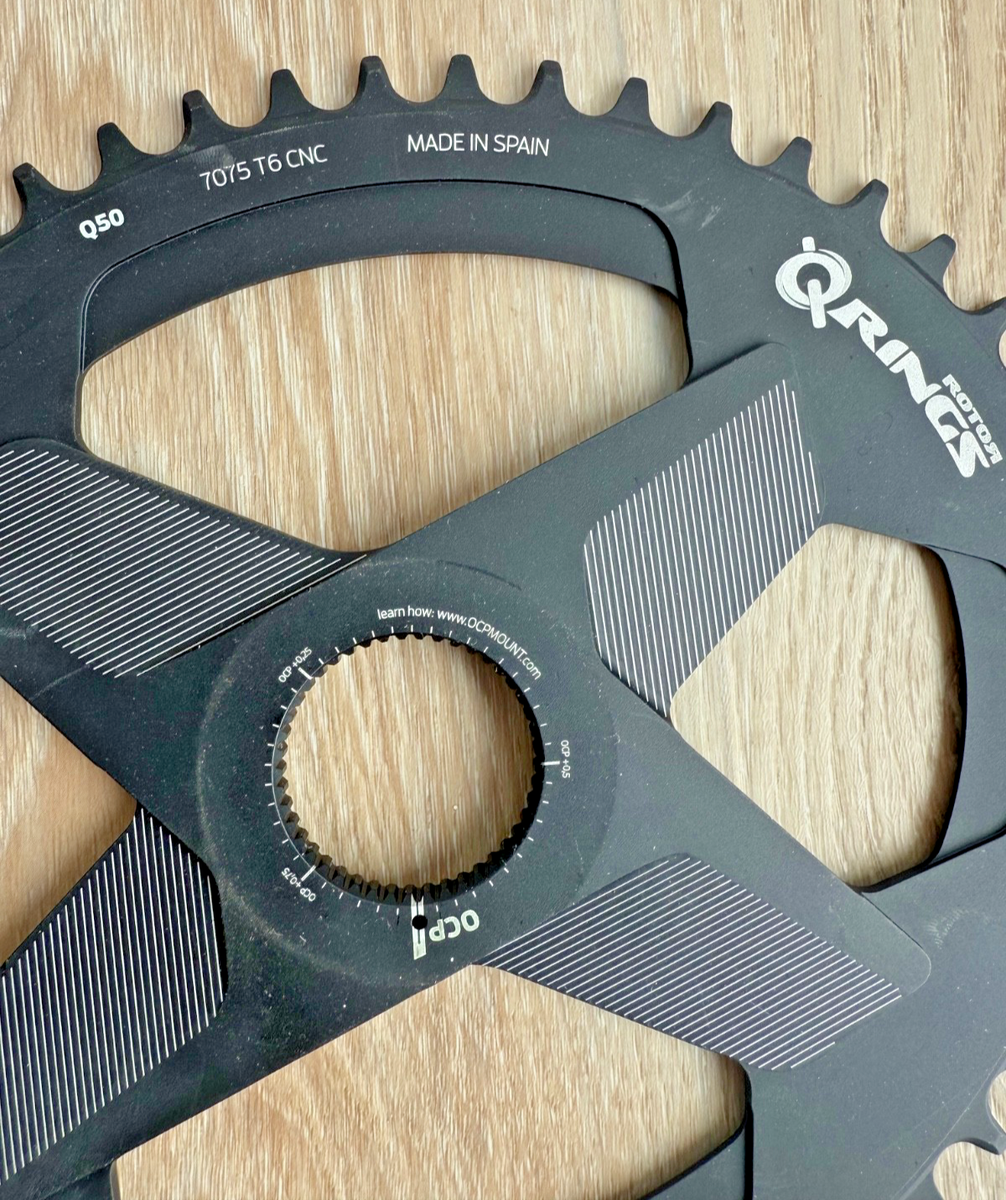 Rotor Bike 1X Oval DirectMount 50T Q-Ring Chainring - Black - 11