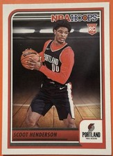 2023-24 Panini Hoops Basketball Scoot Henderson Rookie RC ⚽️