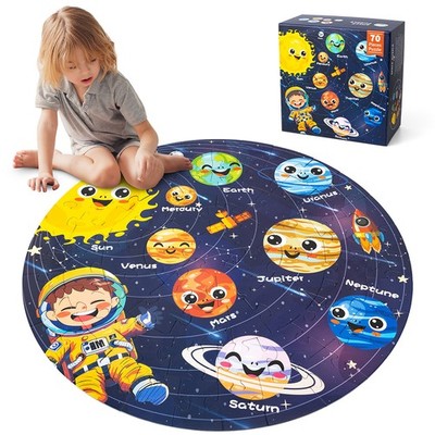 Dinosaurier Puzzle mit lebensechten Dinos, pädagogisches Spielzeug für Kinder