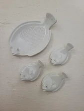 Joyce Chen Fish Shaped Grater Garlic Ginger Wasabi Chop Stick Rests Japan