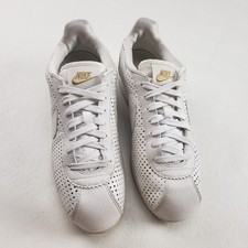 Nike Cortez Classic Beautiful x Powerful Shoe Womens 10 White Gold AA1436-100